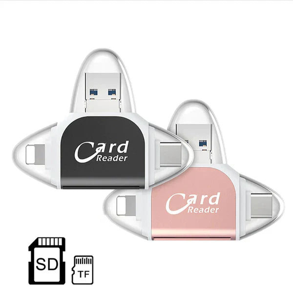 Lecteur Carte SD 4-en-1 OTG