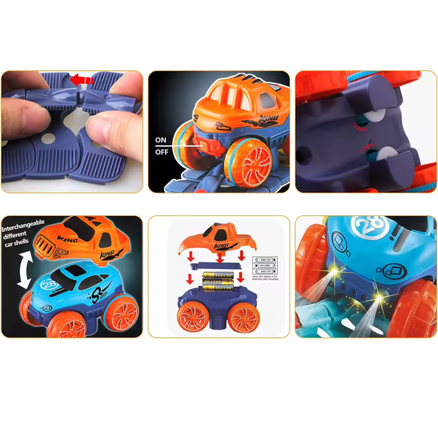 Bend-N-Race Circuit Automobile | Circuit Flexible pour Enfant