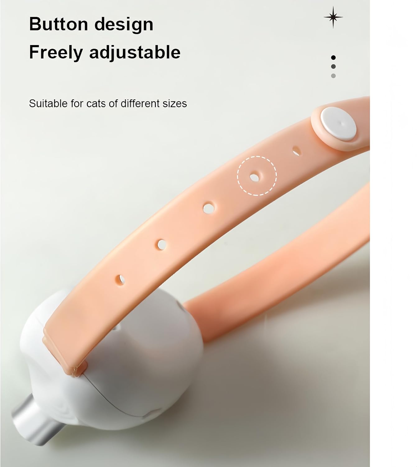 Collier Laser Chat Rechargeable Réglable