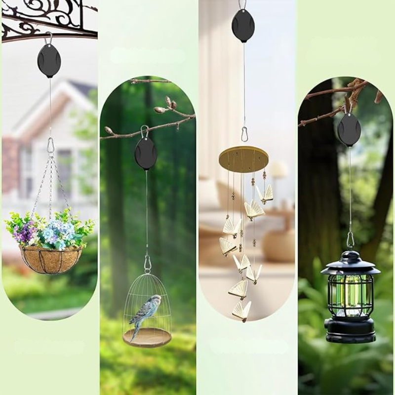 Poulie Plante Suspendue – Rétractable – Verrouillable