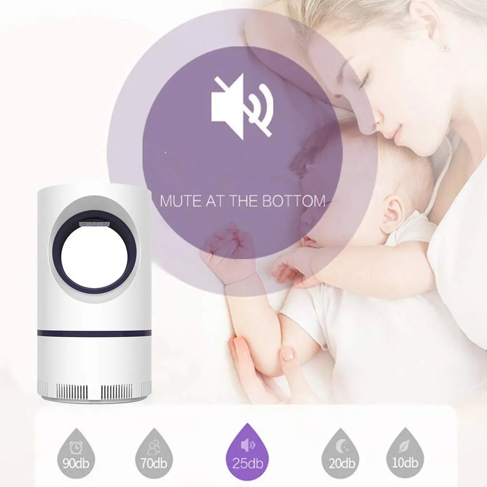 Piège UV Anti-Moustiques Silencieux