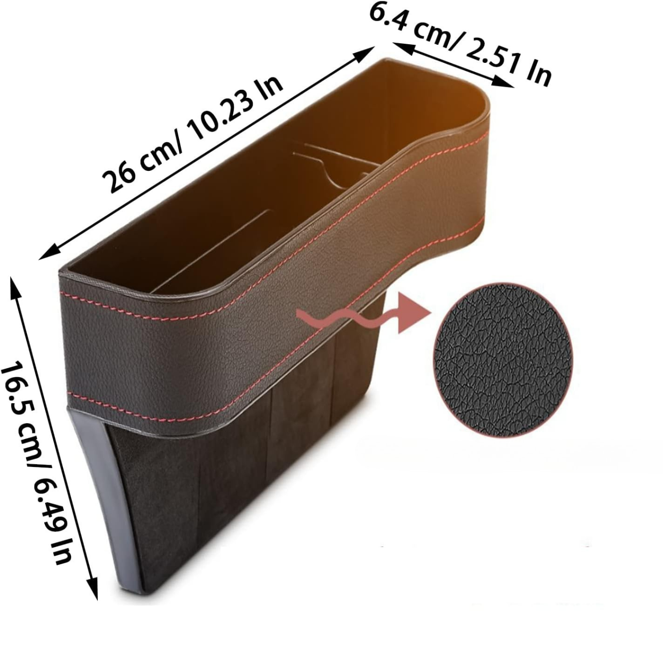 Organisateur de voiture en cuir pour siège | Rangement multifonctionnel pour voiture