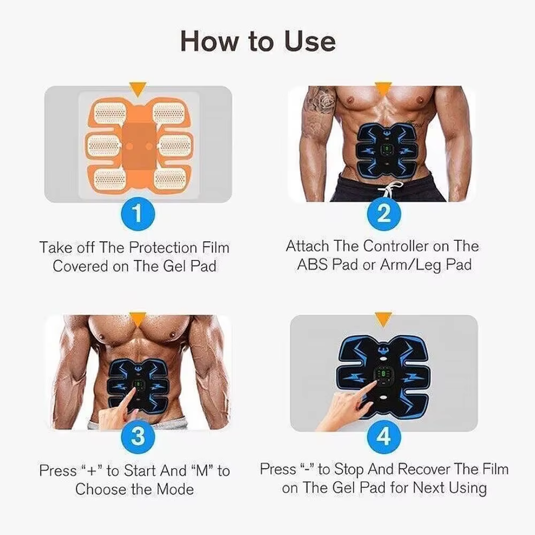 Ceinture Électrostimulation – Abdominale – Réglable