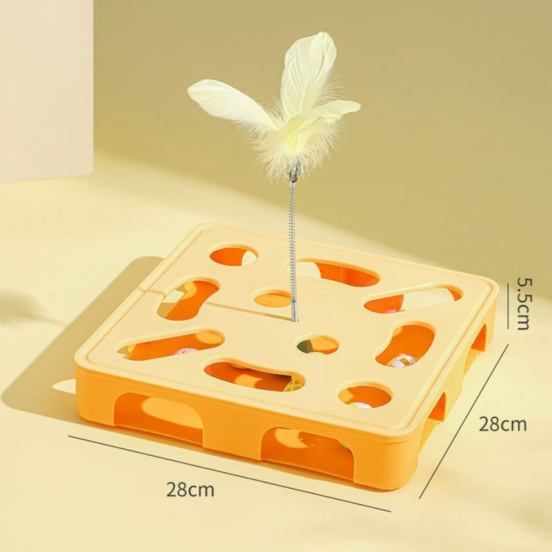 Jeu Puzzle Chat Cache-Cache Interactif