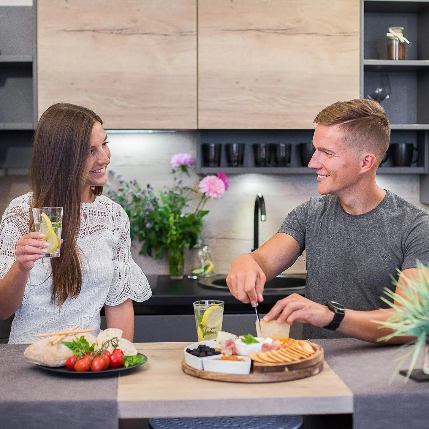 Plateau Apéritif Acacia Set Complet