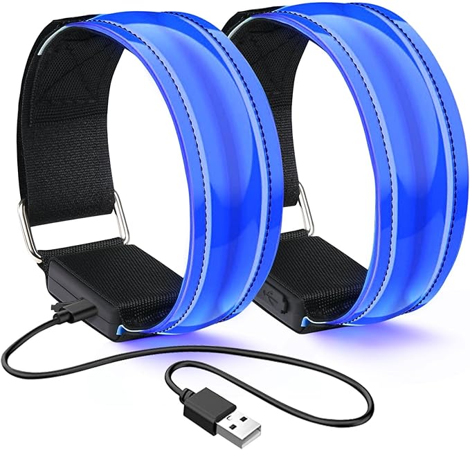 Brassard LED Rechargeable Sécurité Running