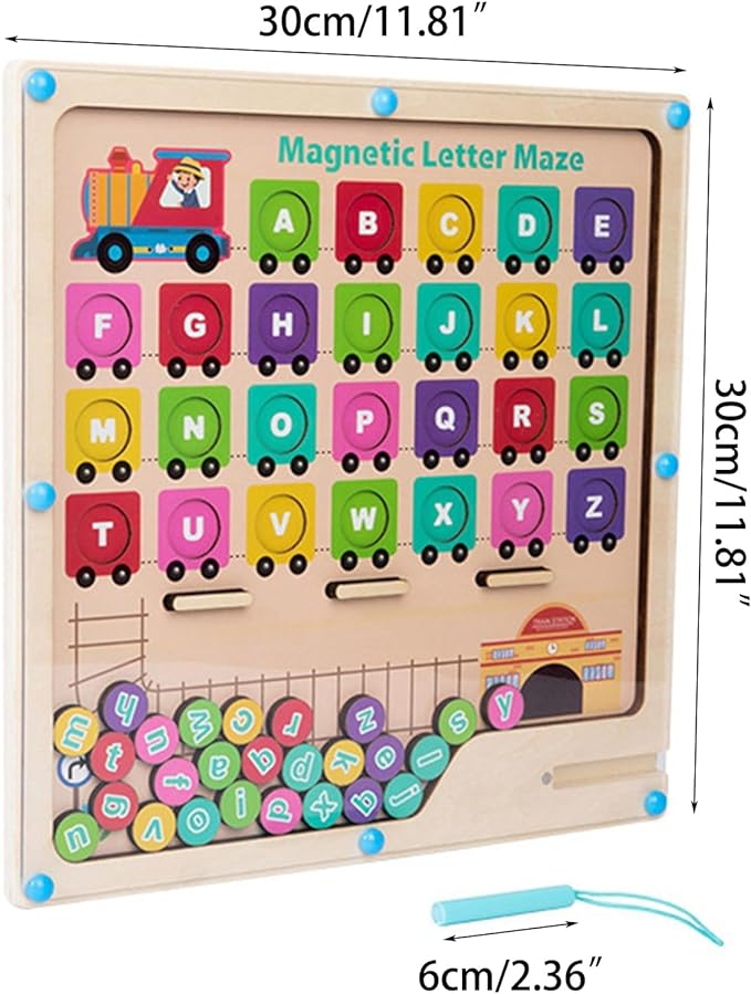 Jeu Éducatif Magnétique – Lettres et formes – Enfant