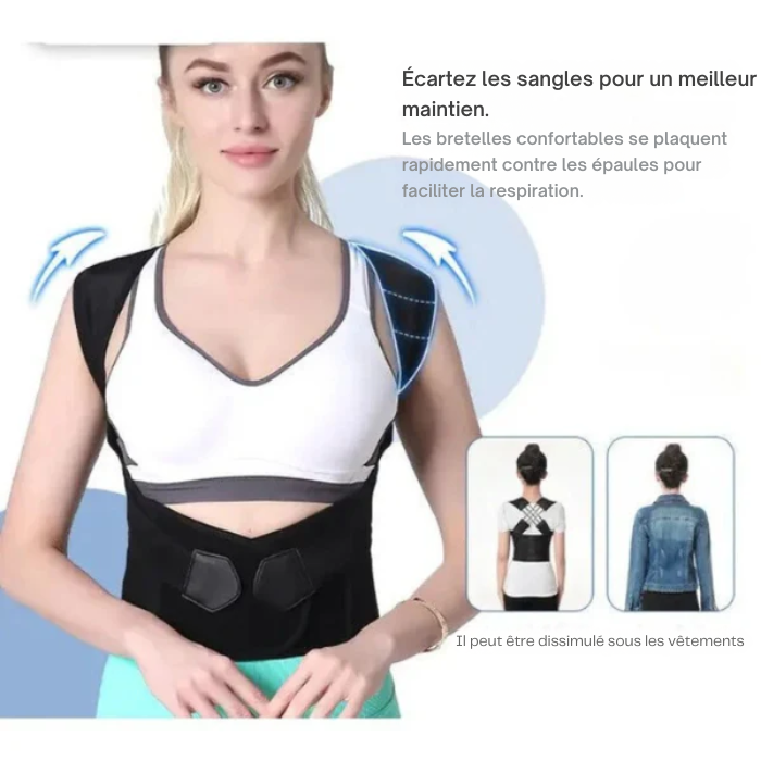 Harnais de Maintien pour Posture – Réglable et Confortable – Soulagement du Dos
