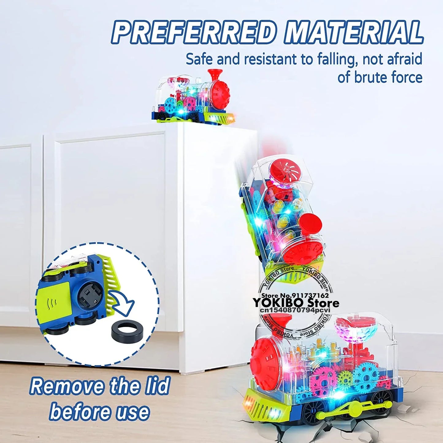 Train Jouet Bébé – Lumineux – Musical