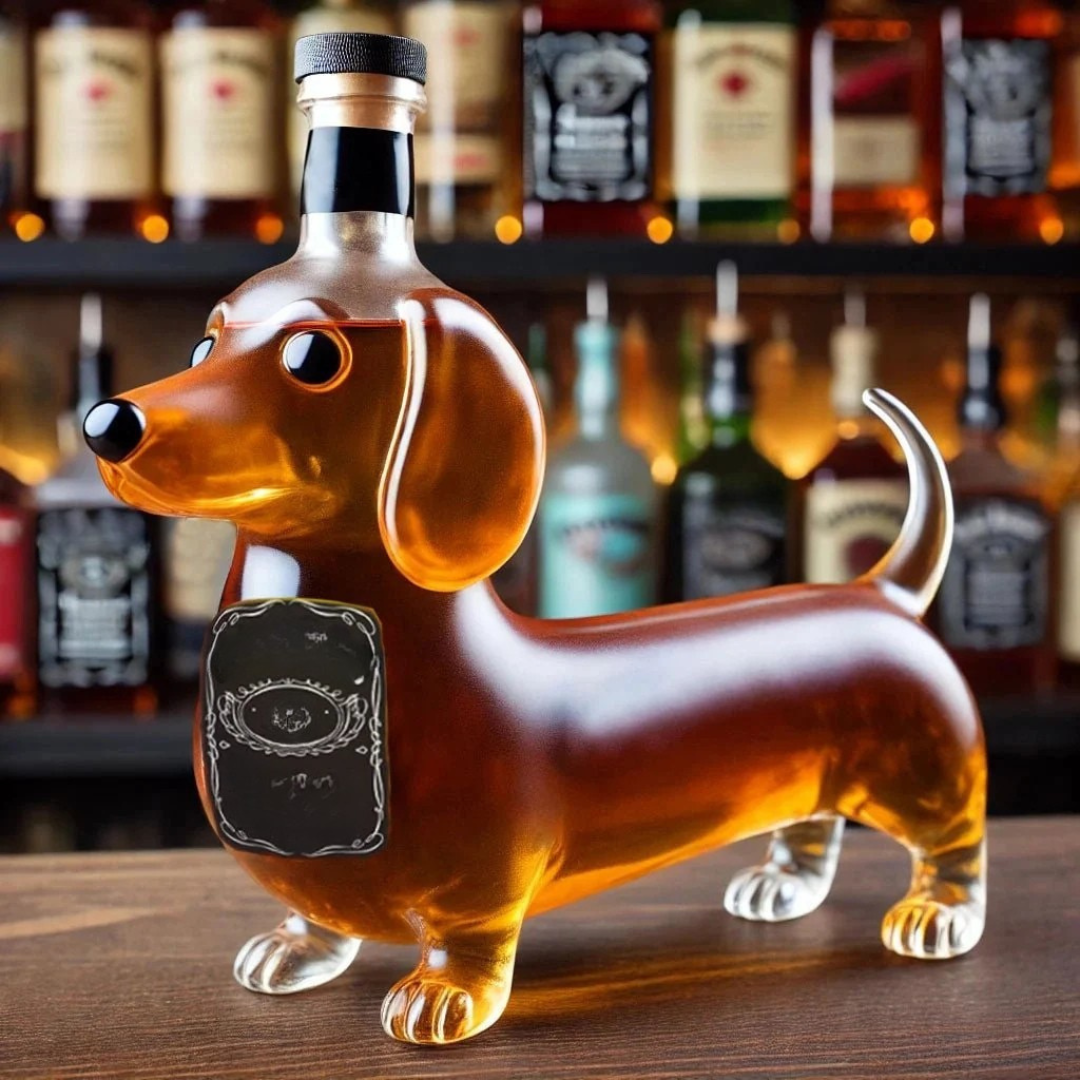 Carafe Whisky Cristal Chien Décor