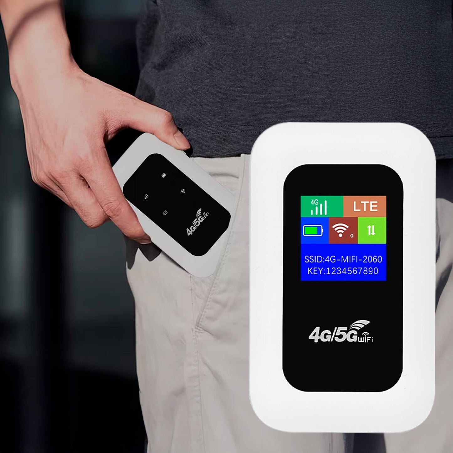 Routeur WiFi 4G Portable Voyage LED