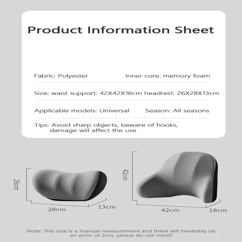 Coussin Massant Voiture – Soutien Lombaire et Cervical – Confort Premium