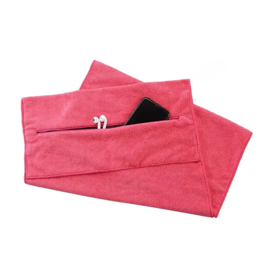 Serviette Sport – Poche Zippée – Absorbante