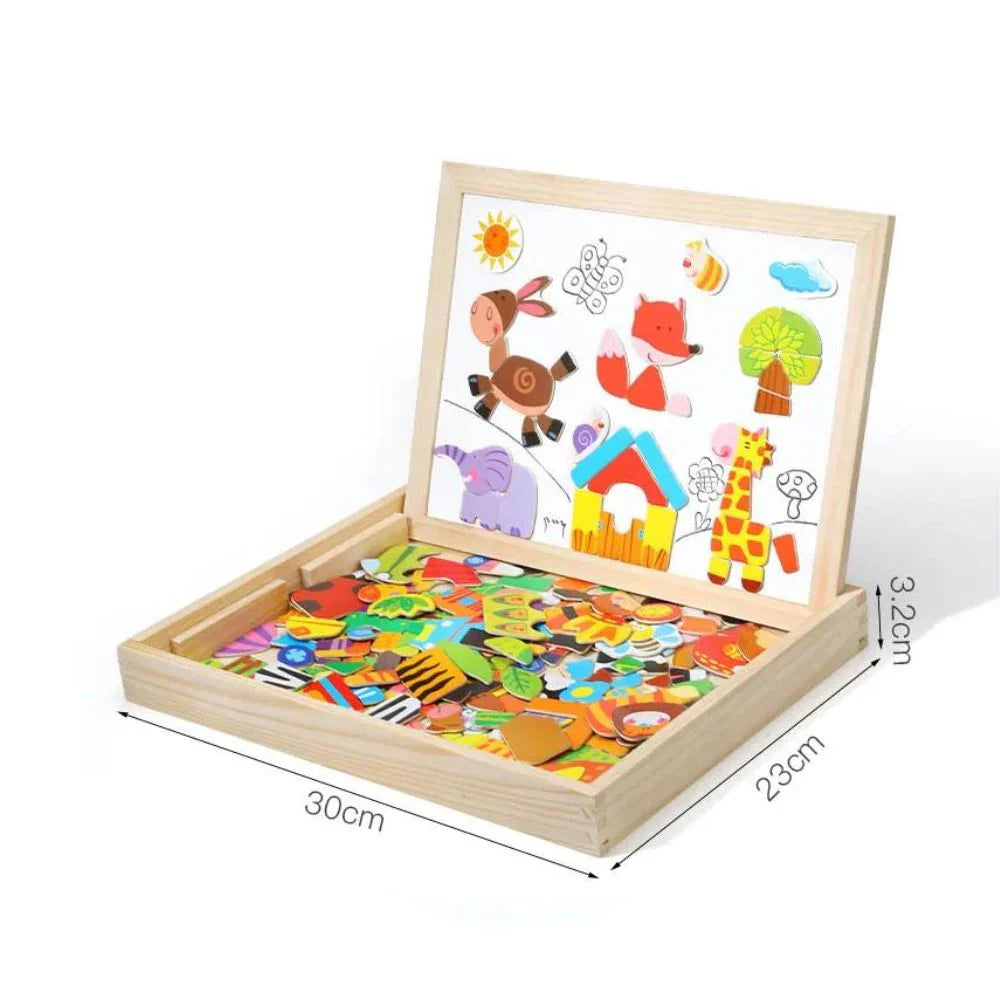 Jeu Magnétique Enfant – Tableau Double Face – Éducatif
