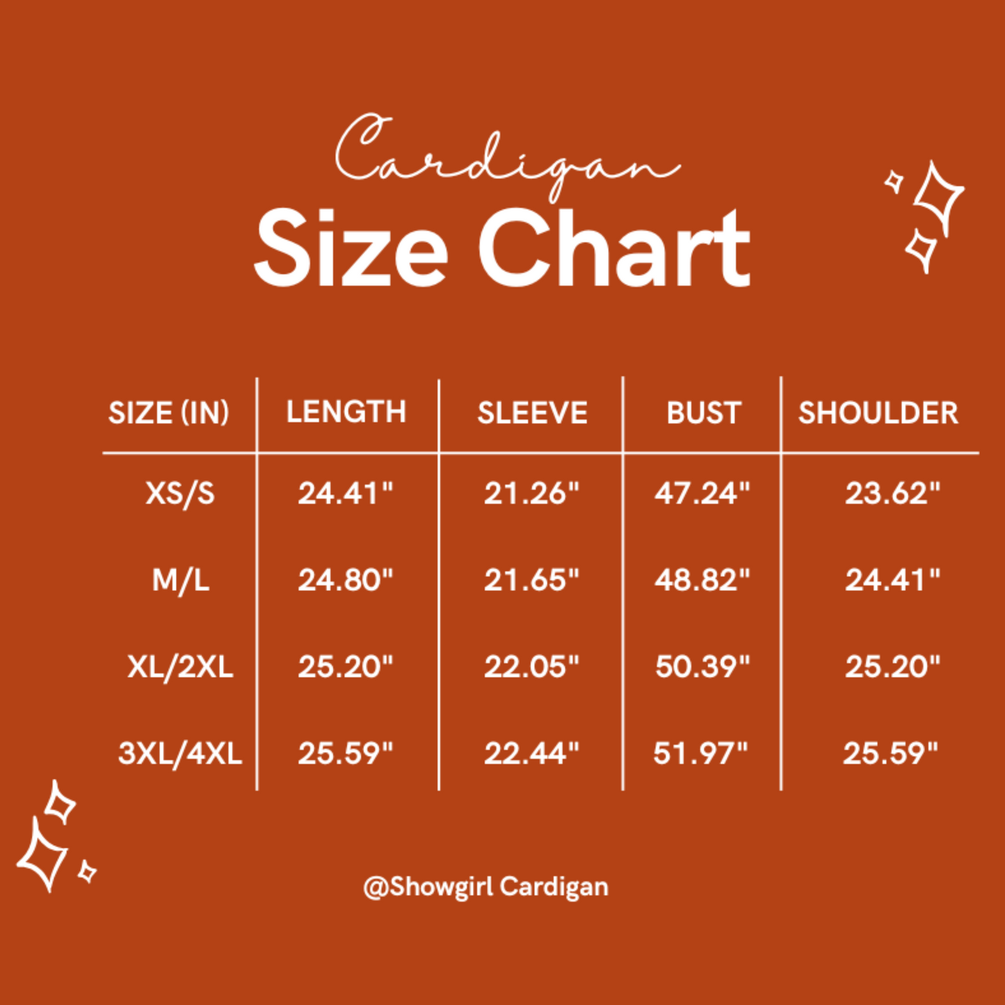 Cardigan Femme Scintillant Étoiles Orange