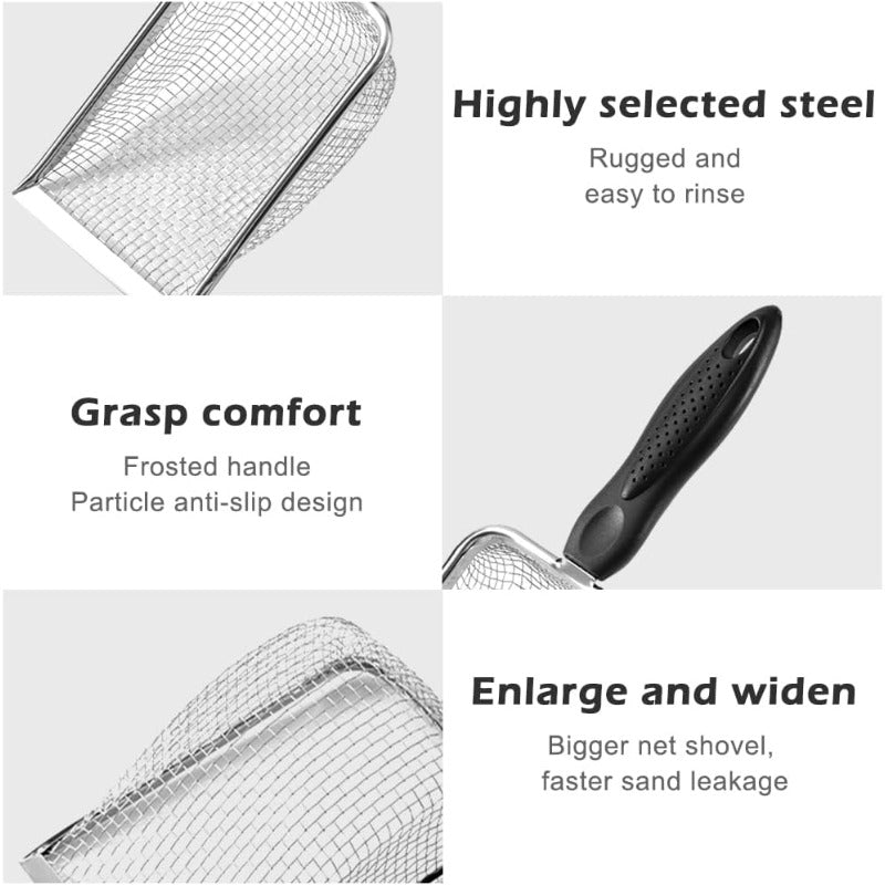 Pelle Litière Inox Maille Fine