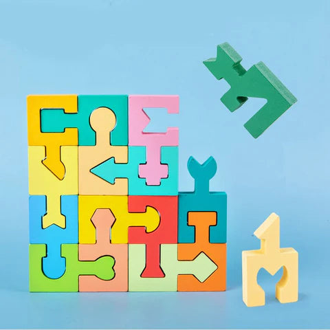 Puzzle Montessori Formes – Encastrable – Logique