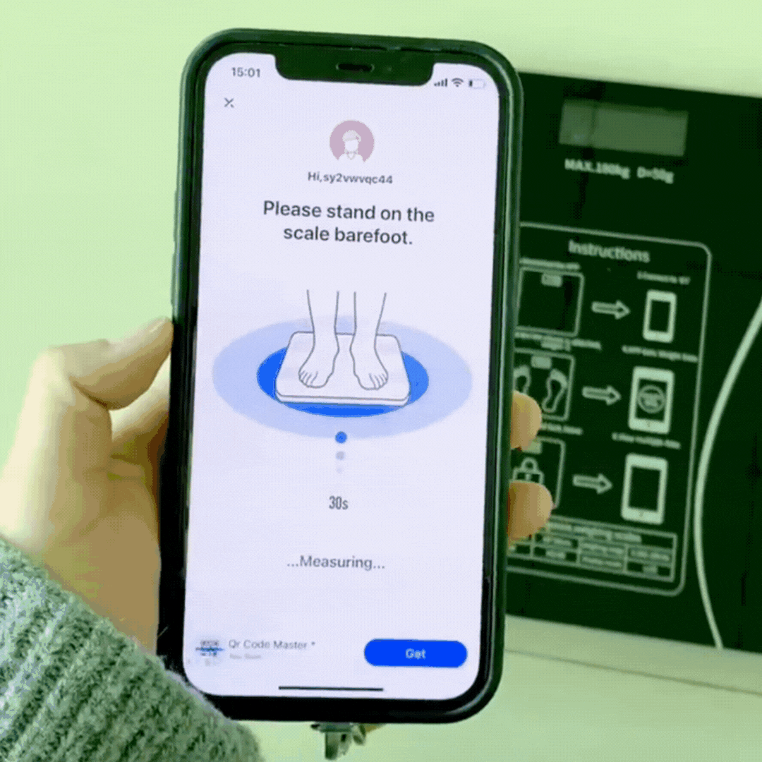 Pèse-Personne Connecté – Bluetooth – Suivi Santé