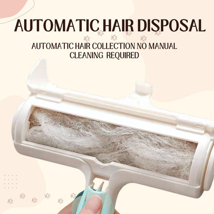 Rouleau Ramasse-Poils Auto-Nettoyant Réutilisable