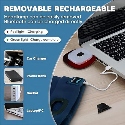 Bonnet Connecté – LED Rechargeable – Bluetooth
