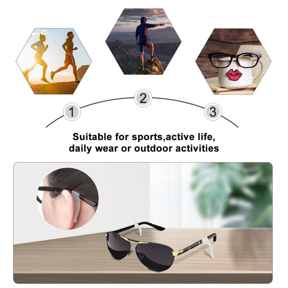 Crochets Lunettes Oreille – Antiglisse – Silicone