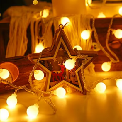 Guirlande lumineuse LumiSphere | Boules LED pour la maison et le jardin