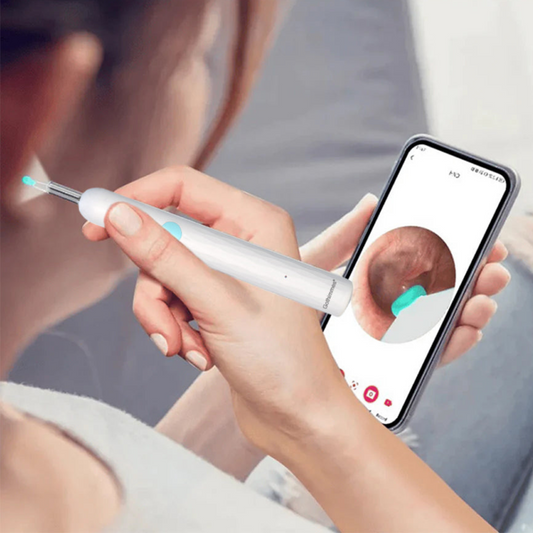 EarVision Pro Caméra Auriculaire avec LED & Application | Pour un nettoyage des oreilles facile et hygiénique