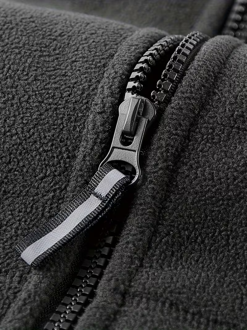 Homme Veste Polaire à Capuche – Zippée – Chaude