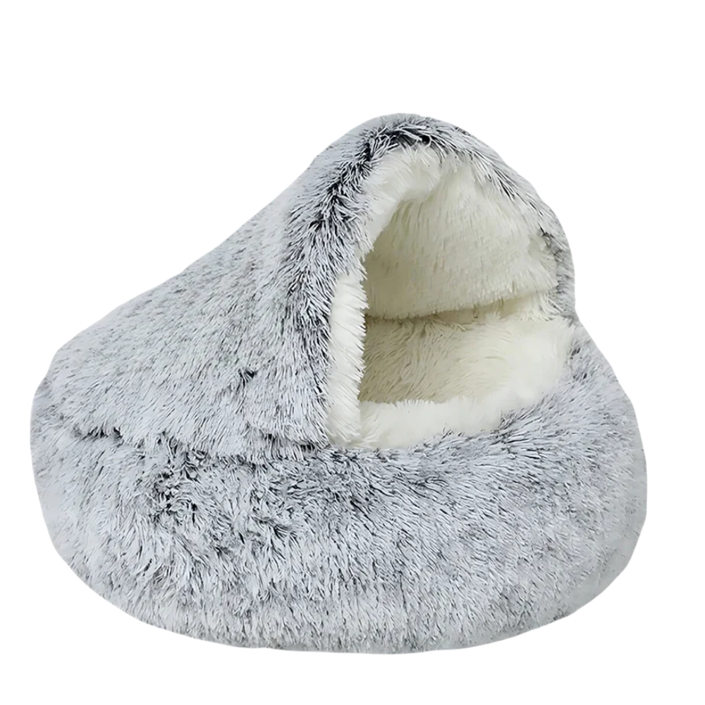 CloudNest Lit Grotte pour Animaux | Confort Chaleureux pour Chats et Chiens