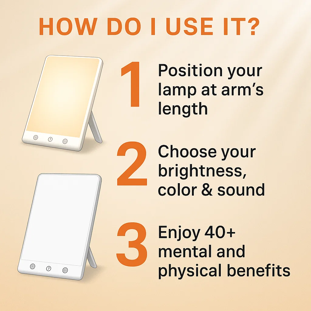 Lampe Luminothérapie 10 000 Lux