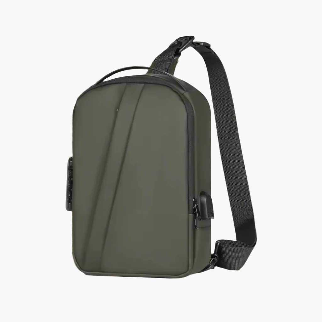 StreetGear Pro Vert | Sac à Bandoulière Léger pour Travail & Loisir Hommes