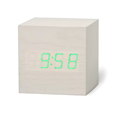 Réveil LED Design Minimaliste & Affichage Automatique