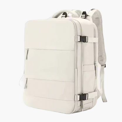 JetSet Backpack Beige | Léger, Spacieux & Parfait pour Voyager