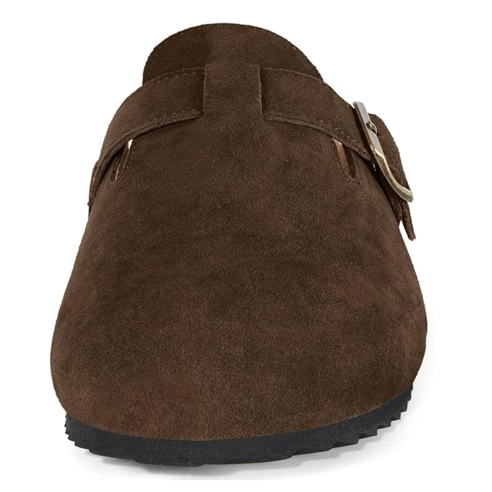 Sabots Daim – Bride Réglable – Semelle Antidérapante