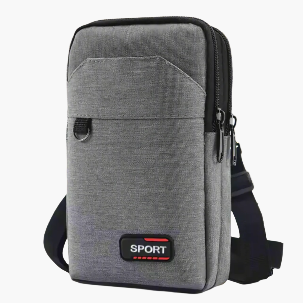 RunGuard Pro Gris | Sac Banane Étanche pour Sport & Randonnée