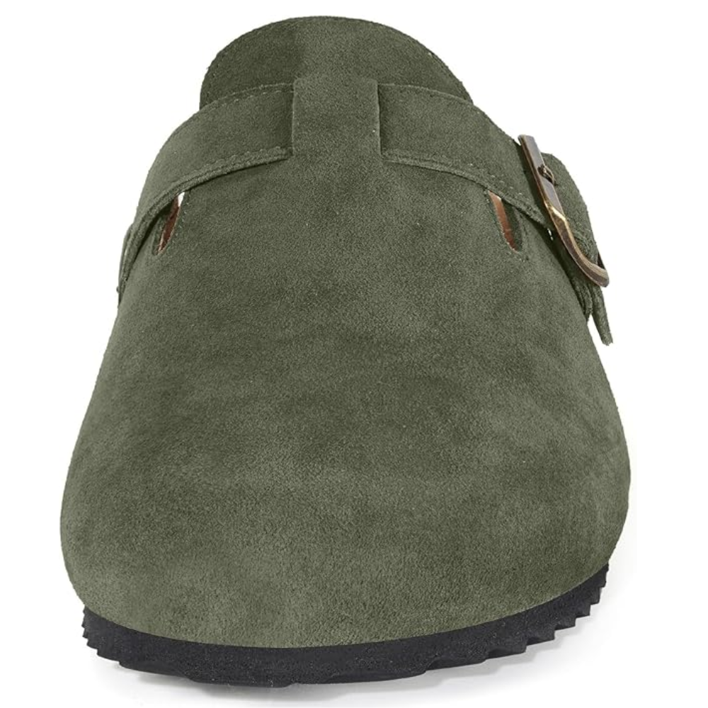 Sabots Daim – Bride Réglable – Semelle Antidérapante