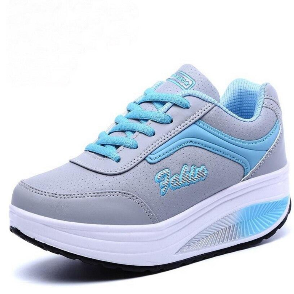 Chaussures de Marche – Semelle Compensée – Confort