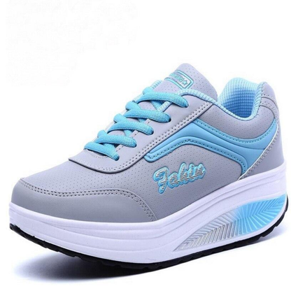 Chaussures de Marche – Semelle Compensée – Confort