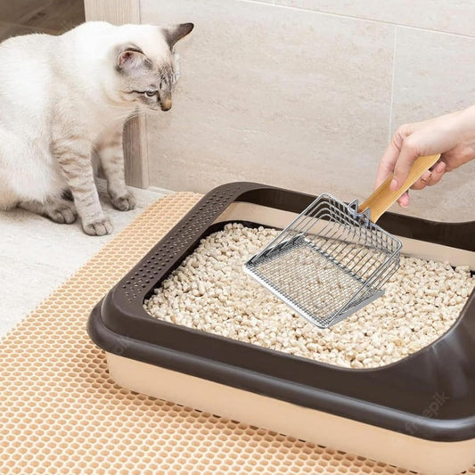 Pelle Litière Chat Double Filtration