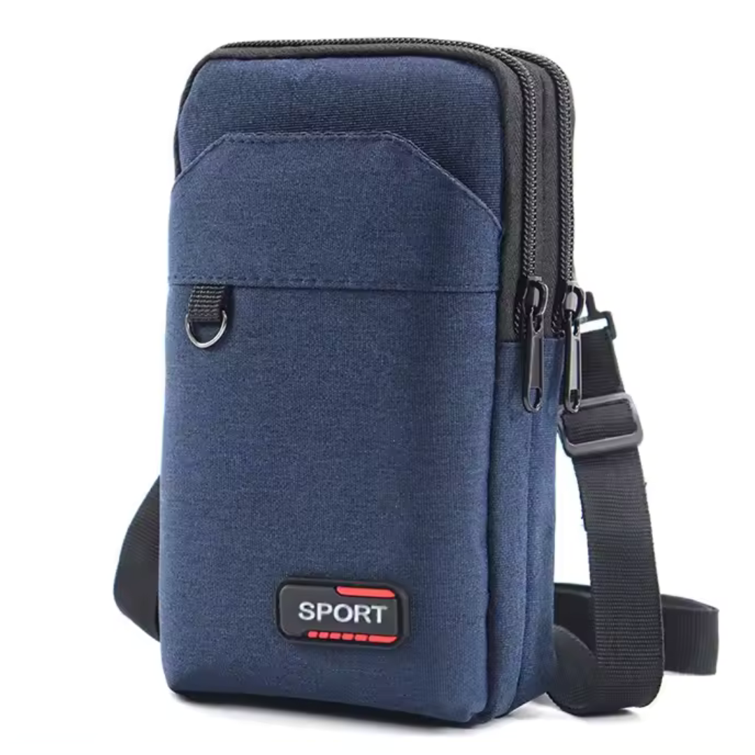 RunGuard Pro Bleu | Sac Banane Étanche pour Sport & Randonnée