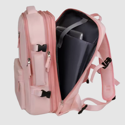 SakuraPack Rose | Sac à Dos Étudiant Imperméable & Organisé