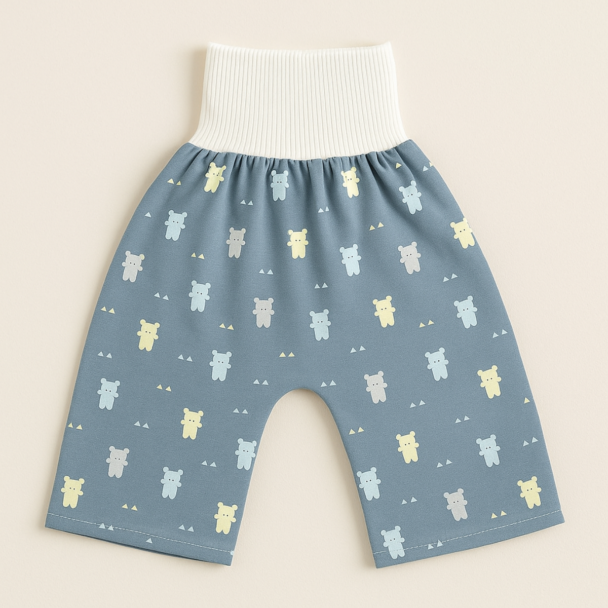 Pantalon d’Apprentissage Bébé – Coton – Taille Élastique