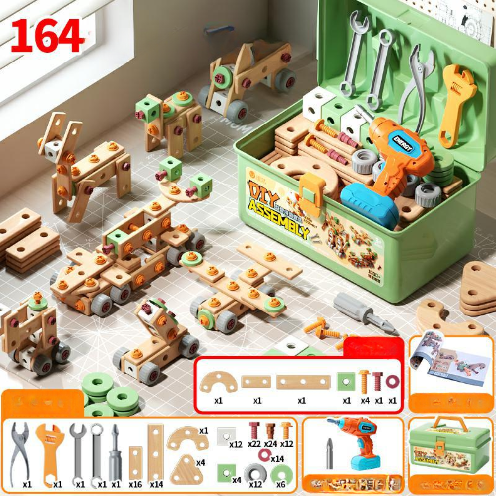 Coffret Outils Bois Enfant Construction