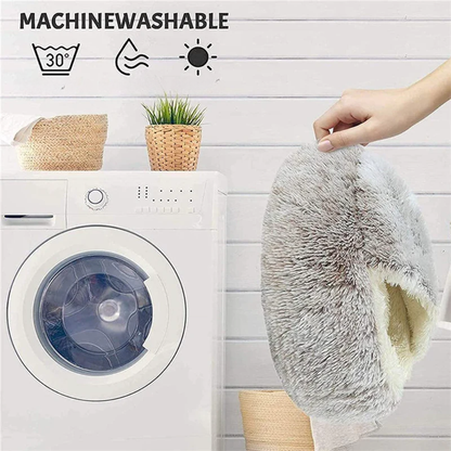 CloudNest Lit Grotte pour Animaux | Confort Chaleureux pour Chats et Chiens