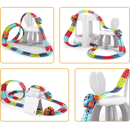Bend-N-Race Circuit Automobile | Circuit Flexible pour Enfant