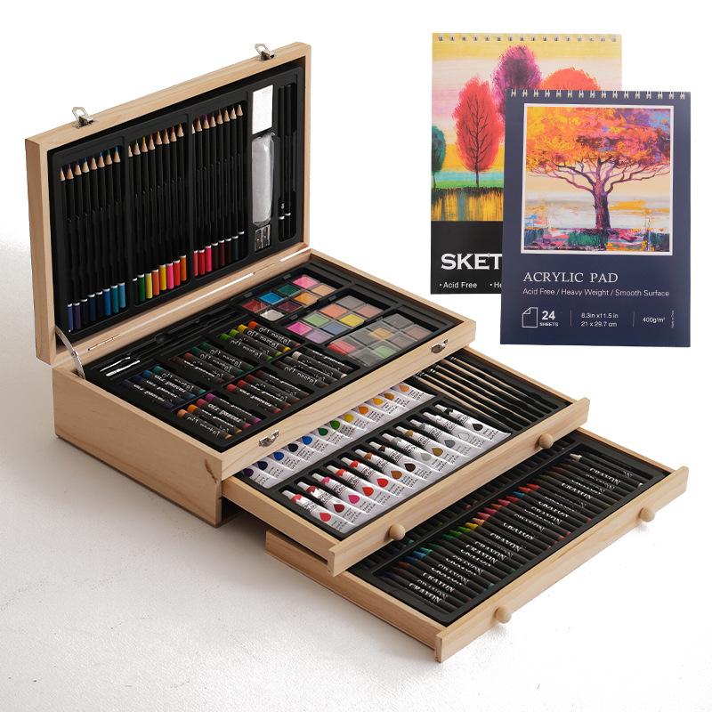 Coffret Artiste Bois 175 Pièces
