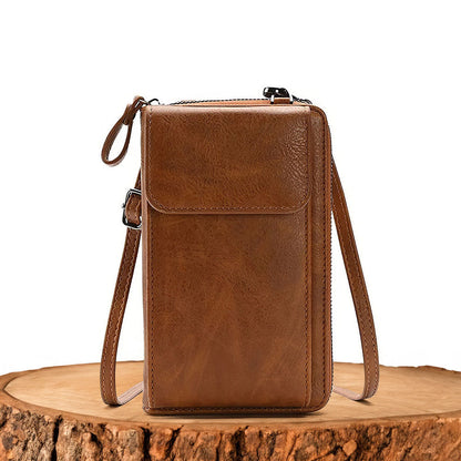 Rosemonté Sac Portefeuille en Cuir | Sac Bandoulière Compact et Élégant