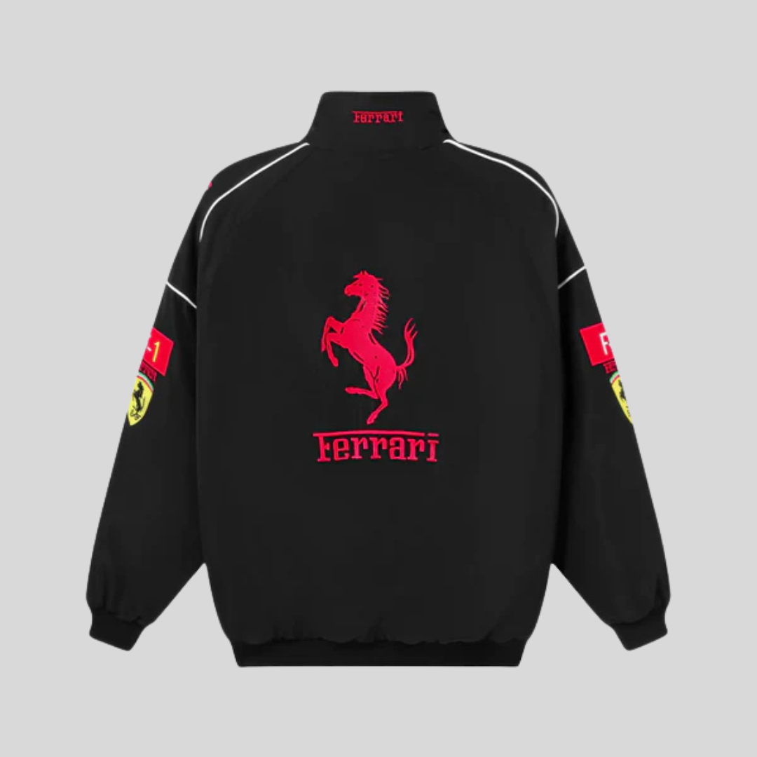 Veste de course Ferrari Racing vintage pour hommes et femmes