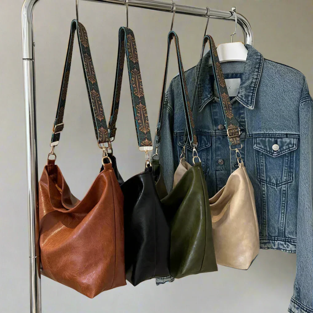 Sévalie Sac à Épaule en Cuir pour Femme | Sac Bandoulière Élégant