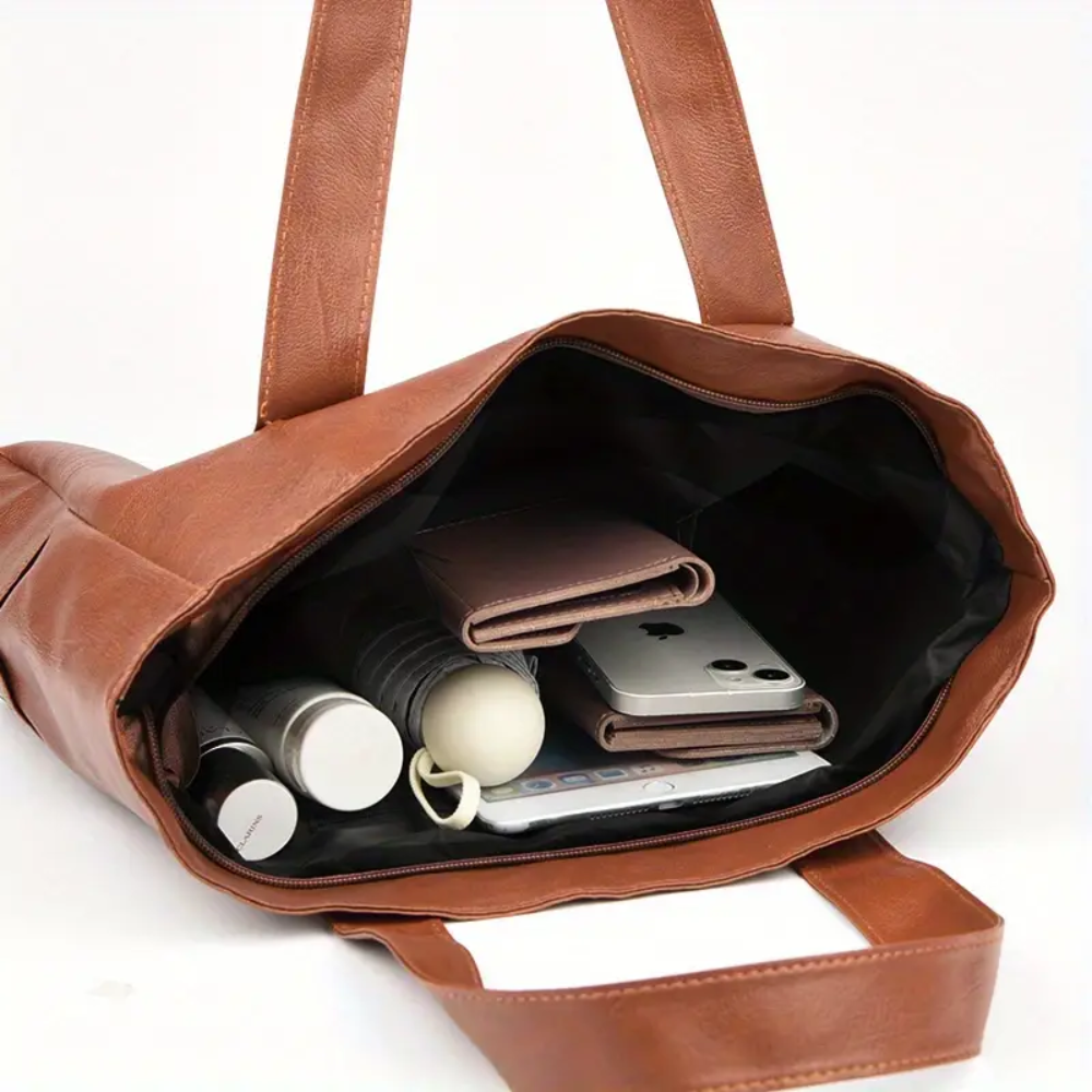 Céliane Sac Cabas en Cuir pour Femme | Sac d’Épaule Élégant du Quotidien